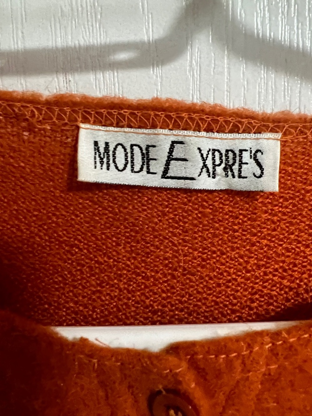 Mode Expres Orange Floral Cardigan - Picture 4 of 11